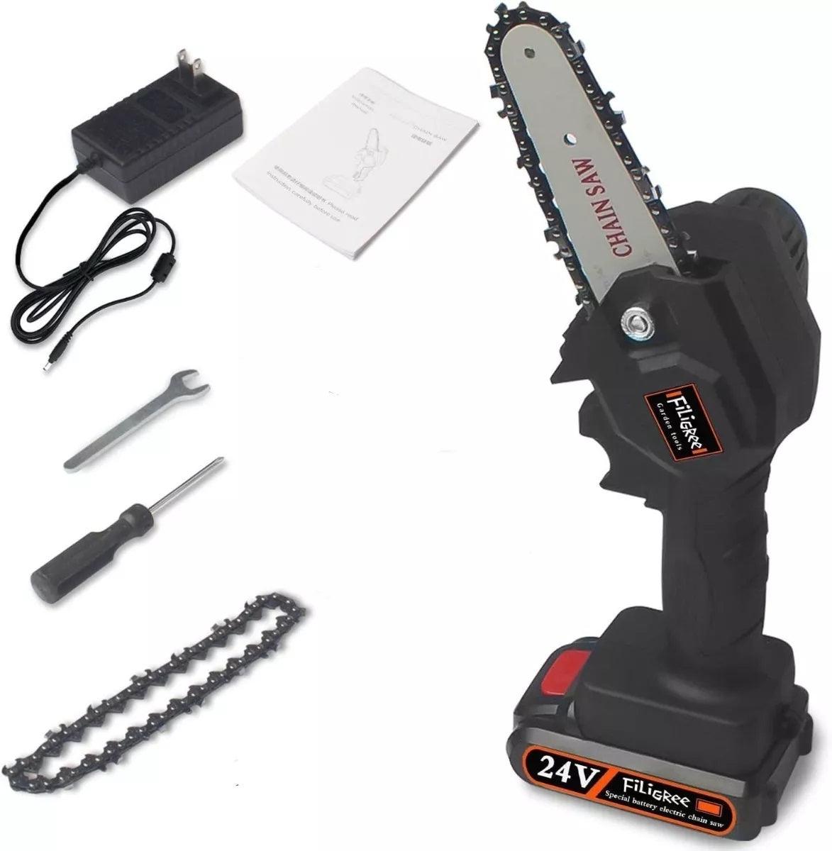 EconoFlex™ - Motosierra Eléctrica De Mano + Batería y Herramientas De Regalo 🎁[Descuento Solo Hoy]