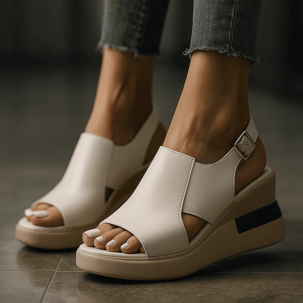 OrtoFlex™ - Sandalia Ortopédica Elegante - Máxima Comodidad Con Máxima Elegancia [50% DE DESCUENTO Hoy]🎁